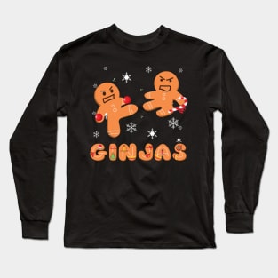 Ginjas Gingerbread Ninjas Ginja Ninja Christmas Xmas Long Sleeve T-Shirt